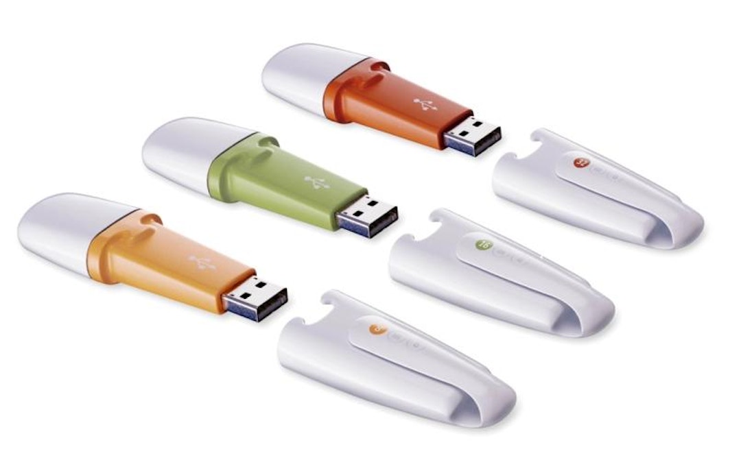 Three M-Systems flash memory drives